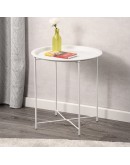 Кръгла сгъваема масичка за тераса балкон